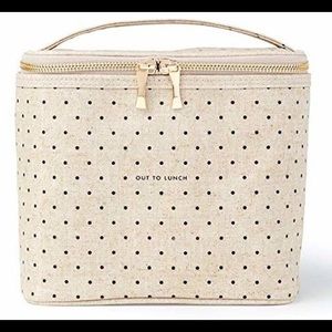 Kate Space Insulated Lunch Bag With Polka Dots